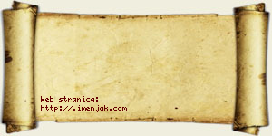 Andrijana Simjanović vizit kartica